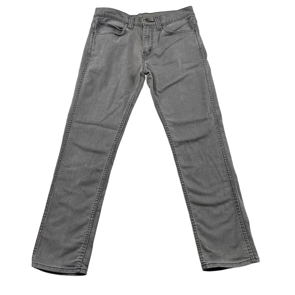 Levi's 511 Jeans Mens 31x30‎ Grey Slim Fit Tapered Leg Denim
